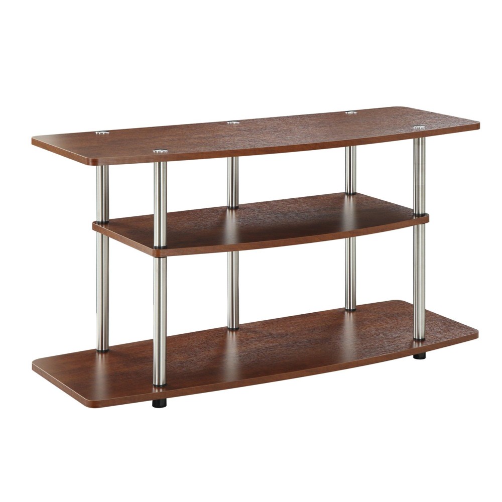 Convenience Concepts Designs2Go 3-Tier Wide Tv Stand, 42, Cherry