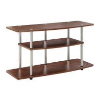Convenience Concepts Designs2Go 3-Tier Wide Tv Stand, 42, Cherry