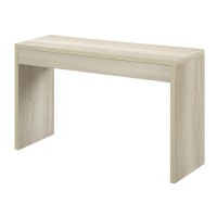 Convenience Concepts Northfield Hall Console Desk Table, Weathered White