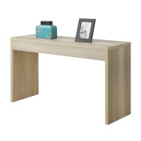 Convenience Concepts Northfield Hall Console Desk Table, Weathered White