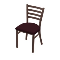 Holland Bar Stool Co. 400 Jackie 18 Chair With Bronze Finish And Canter Bordeaux Seat