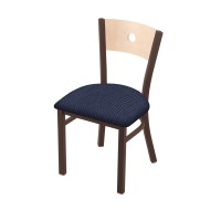 Holland Bar Stool Co. 630 Voltaire 18 Chair With Bronze Finish, Natural Back, And Graph Anchor Seat