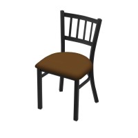 Holland Bar Stool Co. 610 Contessa 18 Chair With Black Wrinkle Finish And Canter Thatch Seat