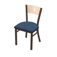 Holland Bar Stool Co. 630 Voltaire 18 Chair With Bronze Finish, Natural Back, And Rein Bay Seat