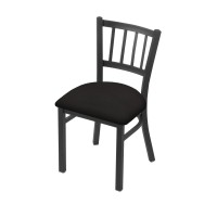 Holland Bar Stool Co. 610 Contessa 18 Chair With Pewter Finish And Canter Espresso Seat