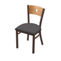 Holland Bar Stool Co. 630 Voltaire 18 Chair With Bronze Finish, Medium Back, And Canter Storm Seat