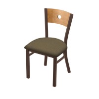 Holland Bar Stool Co. 630 Voltaire 18 Chair With Bronze Finish, Medium Back, And Graph Cork Seat