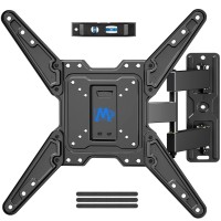 Mounting Dream Tv Wall Mount For Most 26-55 Inch Tvs, Full Motion Tv Mount With Perfect Center Design, Articulating Mount Max Vesa 400X400Mm Up To 77 Lbs, Wall Mount Tv Bracket Md2413-Mx