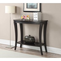 Convenience Concepts Newport Console Table With Shelf, Espresso