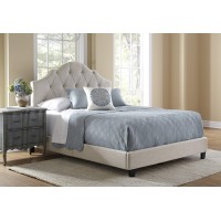 Pulaski Mason All-In-1 Fully Upholstery Tuft Saddle Bed, Queen