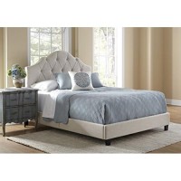 Pulaski Mason All-In-1 Fully Upholstery Tuft Saddle Bed, Queen