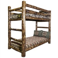 Montana Woodworks Glacier Country Collection Twin Over Twin Bunk Bed