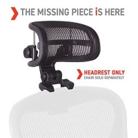 Engineered Now The Original Headrest For The Herman Miller Aeron Chair (H4 For Classic, Carbon)