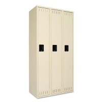Tennsco - Single Tier Locker Three Units36W X 18D X 72H Sand Product Category: Office Furniturefile & Storage Cabinets