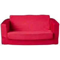 Fun Furnishings Toddler Flip Sofa, Red