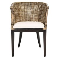 Safavieh Home Collection Beningo And Arm Chair, Brownblack