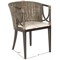 Safavieh Home Collection Beningo And Arm Chair, Brownblack