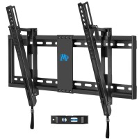 Mounting Dream Tilt Tv Wall Mount Tv Bracket For Most Of 42-70 Inches Tv, Tv Mount Tilt Up To 20 Degrees With Vesa 200X100 To 600X400Mm And Loading 132 Lbs, Fits 16, 18, 24 Studs Md2165-Lk
