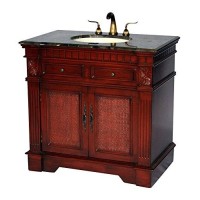 Chinese Arts, Inc 36-Inch Traditional Style Single Sink Bathroom Vanity Model 2505-505 Mxc