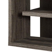 Monarch Specialties , Bookcase, Dark Taupe Reclaimed-Look, 48H
