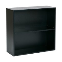 Osp Designs Prado 2 Shelf Bookcase, 30-Inch, Black