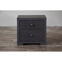 Baxton Studio Wholesale Interiors Marco Contemporary 2-Drawer Nightstand, Brown