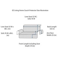 Ez Living Home H302Sf7Br Home, Sofa, Brown,Beige,Nature,Chocolate