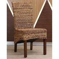 International Caravan Furniture Piece Gaby Woven Banana Dining Chair (Set Of 2)