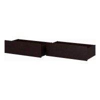 Afi Urban Twin Full Solid Wood Bed Drawers In Espresso (Set Of 2)