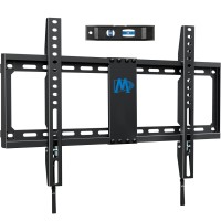 Mounting Dream Tv Mount Fixed For Most 42-84 Inch Flat Screen Tvs, Tv Wall Mount Bracket Up To Vesa 600 X 400Mm And 132 Lbs - Fits 16/18/24 Studs - Low Profile And Space Saving Md2163-K