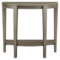 Monarch Specialties Console Table - Narrow Entry Table, 36A L (Dark Taupe)