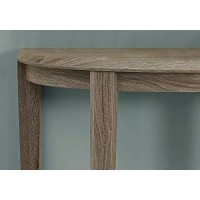 Monarch Specialties Console Table - Narrow Entry Table, 36A L (Dark Taupe)