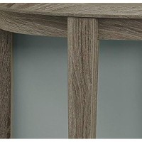 Monarch Specialties Console Table - Narrow Entry Table, 36A L (Dark Taupe)