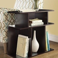 Monarch Specialties , Accent Side Table, Cappuccino, 24H