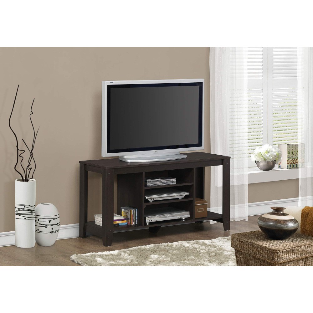 Monarch Specialties Cappuccino Tv Console, 48-Inch