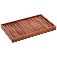 Bare Decor Coco Bed Tray Table In Solid Wood, Teak