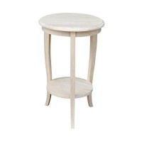 International Concepts Cambria End Table, Unfinished