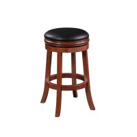 Boraam Backless Bar Height Stool, 29-Inch, Cherry