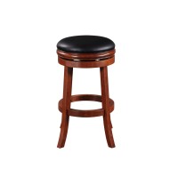 Boraam Backless Bar Height Stool, 29-Inch, Cherry