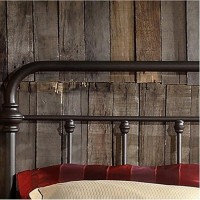 Giselle Antique Dark Bronze Graceful Lines Victorian Iron Metal Bed (Full Size)