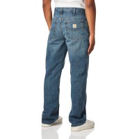 Carhartt Mens Relaxed Fit 5-Pocket Jeans, Frontier, 33W X 36L Us