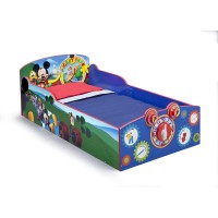 Delta Children Interactive Wood Toddler Bed - Greenguard Gold Certified, Disney Mickey Mouse