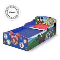 Delta Children Interactive Wood Toddler Bed - Greenguard Gold Certified, Disney Mickey Mouse