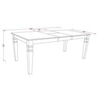 East West Furniture Butterfly Leaf Weston Dining Table-Linen White Table Top Surface And Linen White Finish Fabulous 4 Legs Hardwood Structure Modern Dining Table