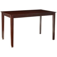 East West Furniture Dut-Mah-H Rectangular Counter Height Dining Table, 36 60-Inch, Mahogany Finish