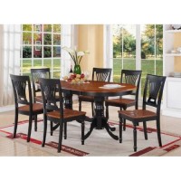 East West Furniture 7 Pc Dining Room Set-Dining Table And 6 Kitchen Dining Chairs