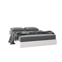 Nexera Full Size Platform Bed, White
