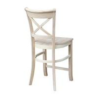 International Concepts Charlotte Counter Height Stool, 24-Inch, Ready To Finish