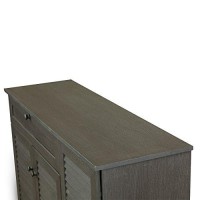 Baxton Studio Pocillo Wood Shoe Storage Cabinet, Brown