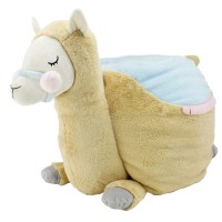 Soft Landing Bestie Beanbags Llama Character Beanbags, Tan